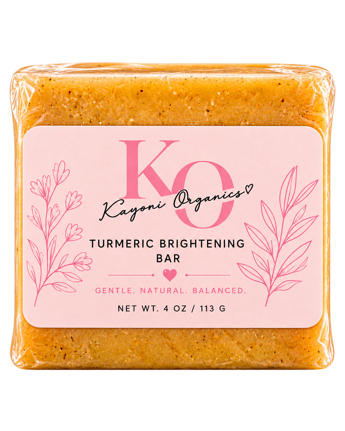 Kayoni Organics Turmeric Brightening Bar