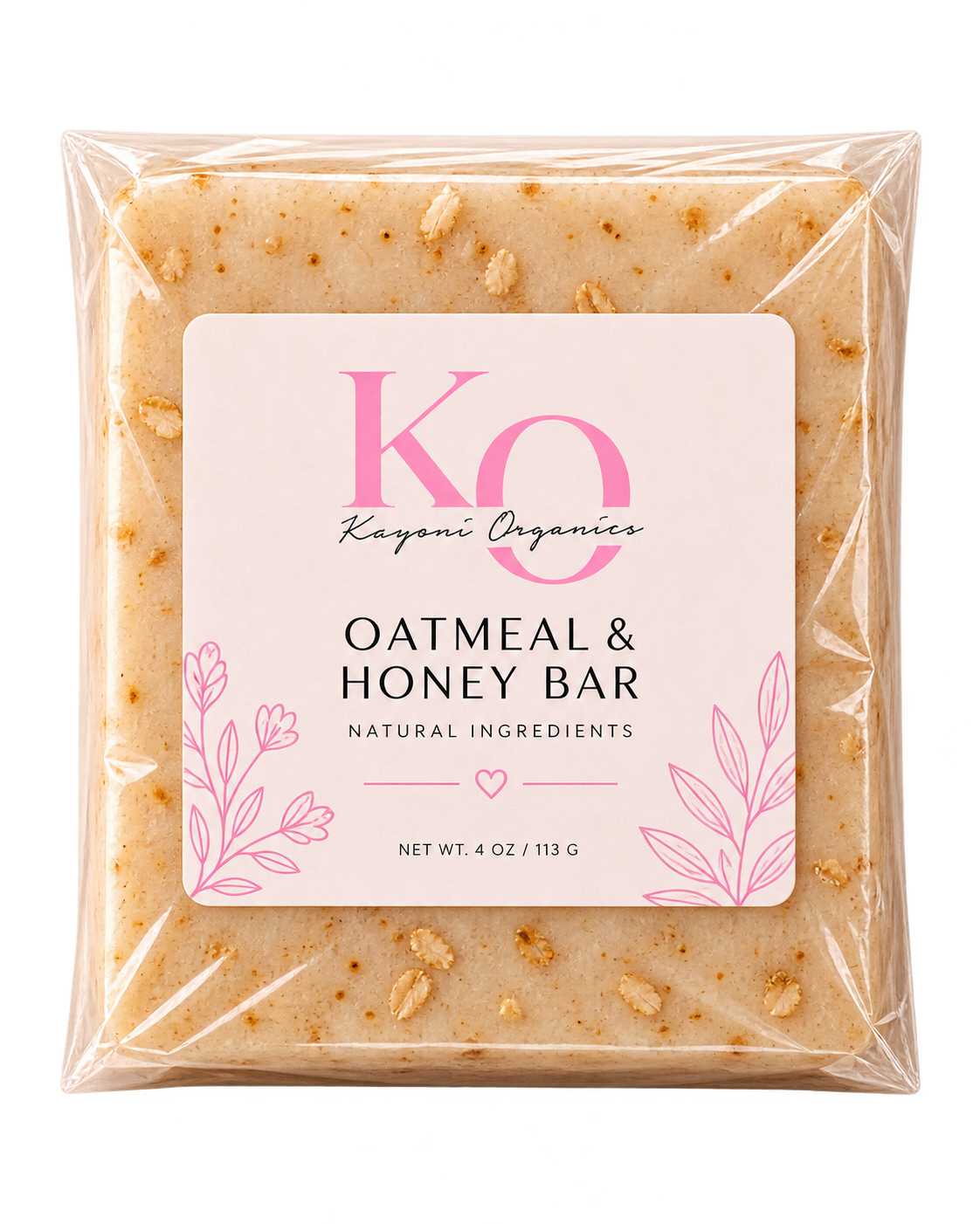 Kayoni Organics Oatmeal & Honey Bar